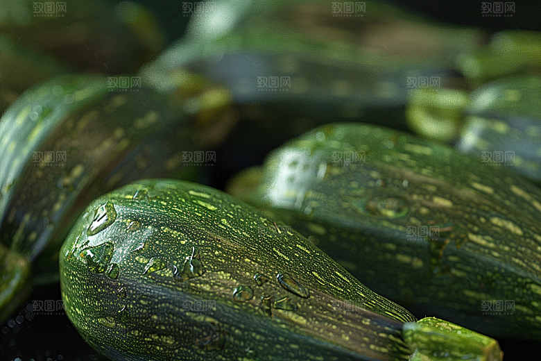 西葫芦瓜果果实摄影图