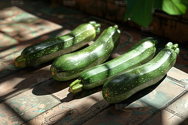 西葫芦高清美食摄影图