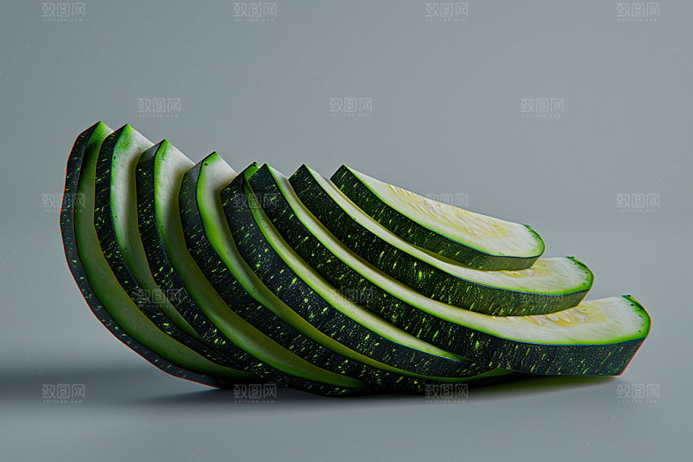 西葫芦美食自然摄影图