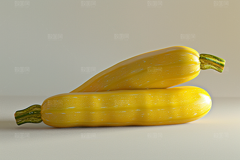 西葫芦清新瓜果摄影图