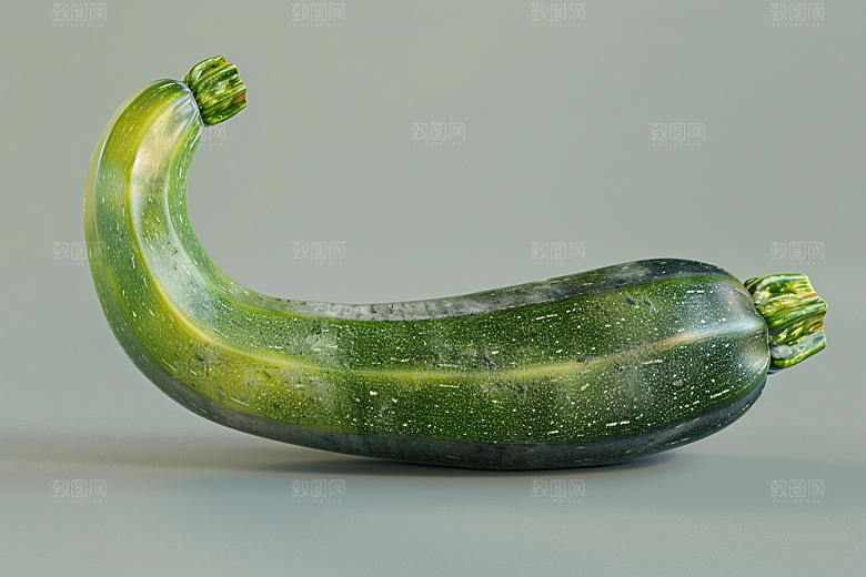西葫芦果实食材摄影图