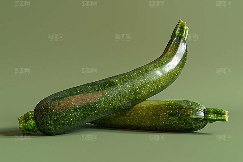西葫芦蔬菜清新摄影图