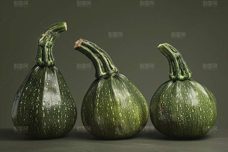 西葫芦绿色美食摄影图
