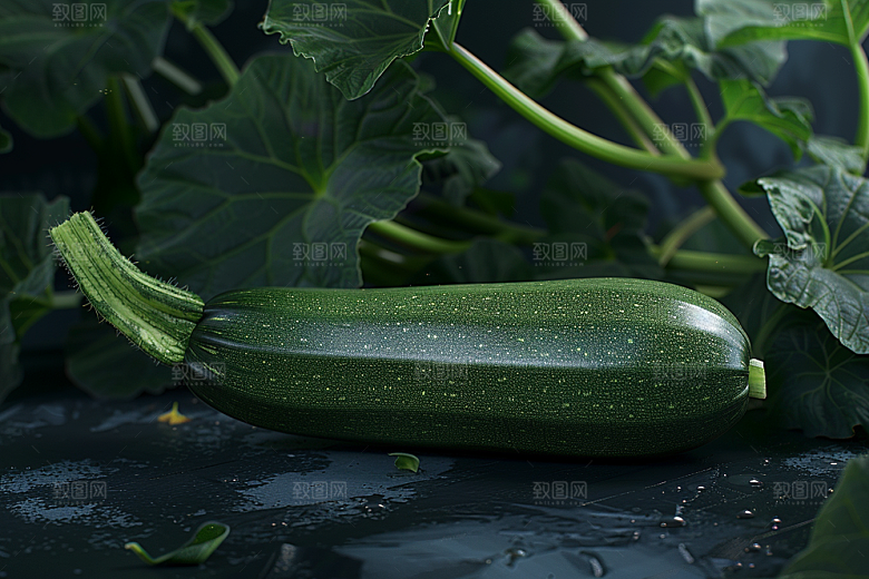 西葫芦白瓜食材摄影图