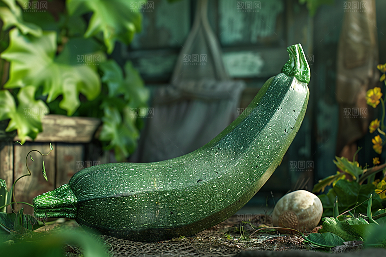 西葫芦蔬菜菜瓜摄影图