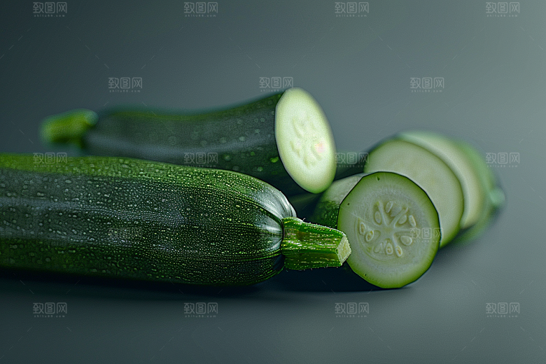 西葫芦蔬菜果实摄影图