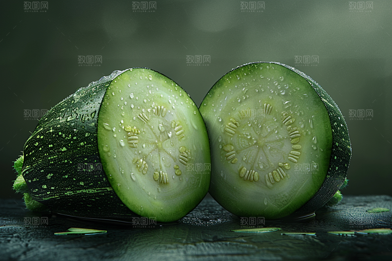 西葫芦白瓜蔬菜摄影图