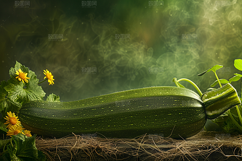 西葫芦高清美食摄影图