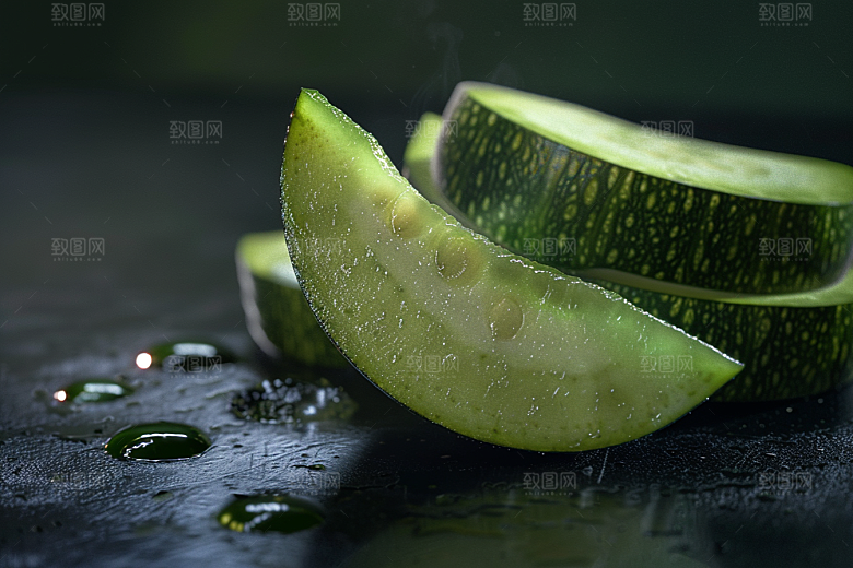 西葫芦蔬菜美食摄影图