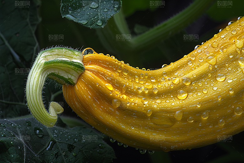 西葫芦美食绿色摄影图