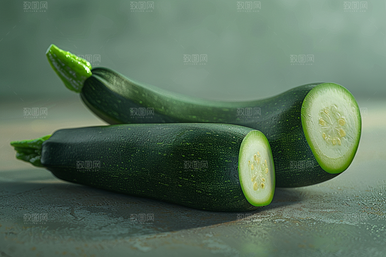 西葫芦食材菜瓜摄影图