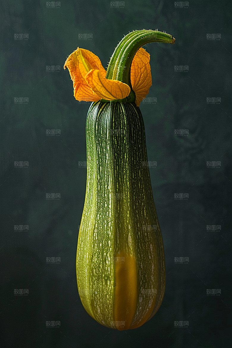 西葫芦菜瓜美食摄影图
