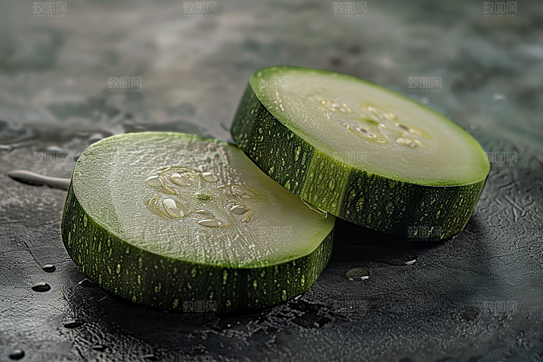 西葫芦菜瓜白瓜摄影图