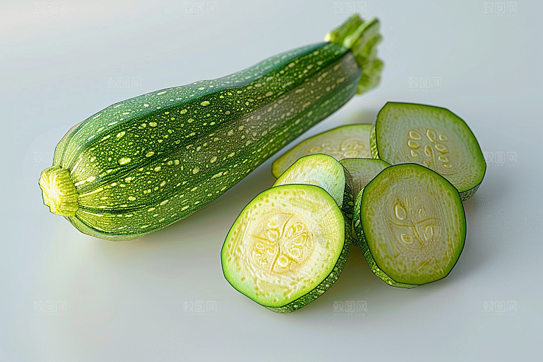 西葫芦美食绿色摄影图