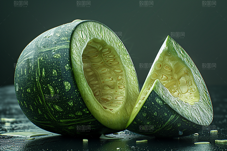 西葫芦食材瓜果摄影图