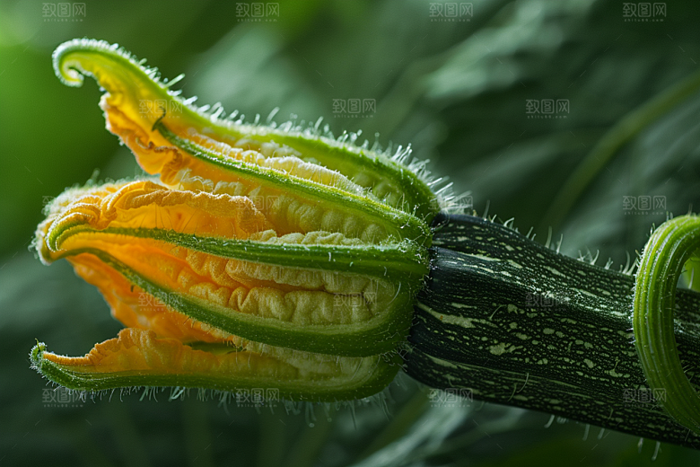 西葫芦绿色美食摄影图
