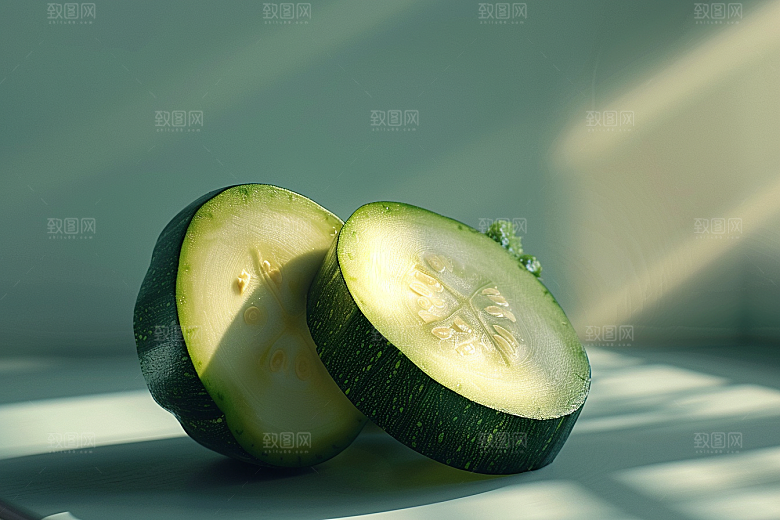 西葫芦食材蔬菜摄影图