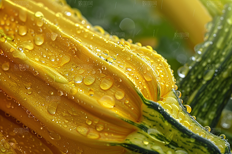 西葫芦清新蔬菜摄影图