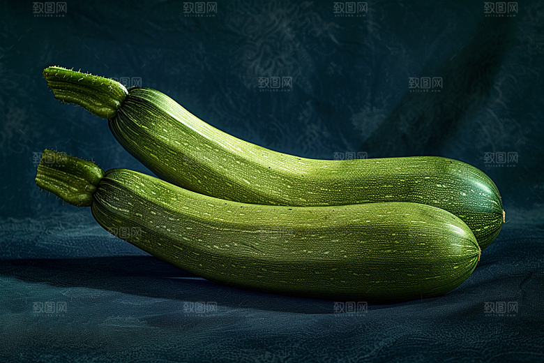 西葫芦白瓜清新摄影图