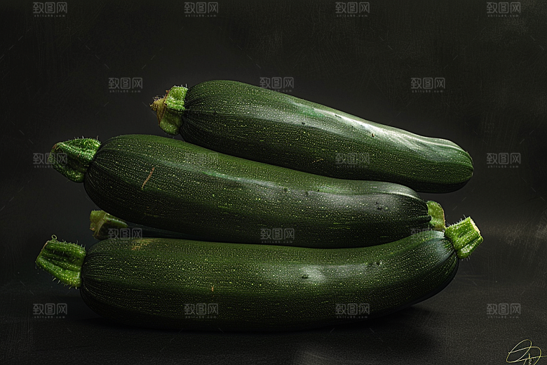 西葫芦美食瓜果摄影图