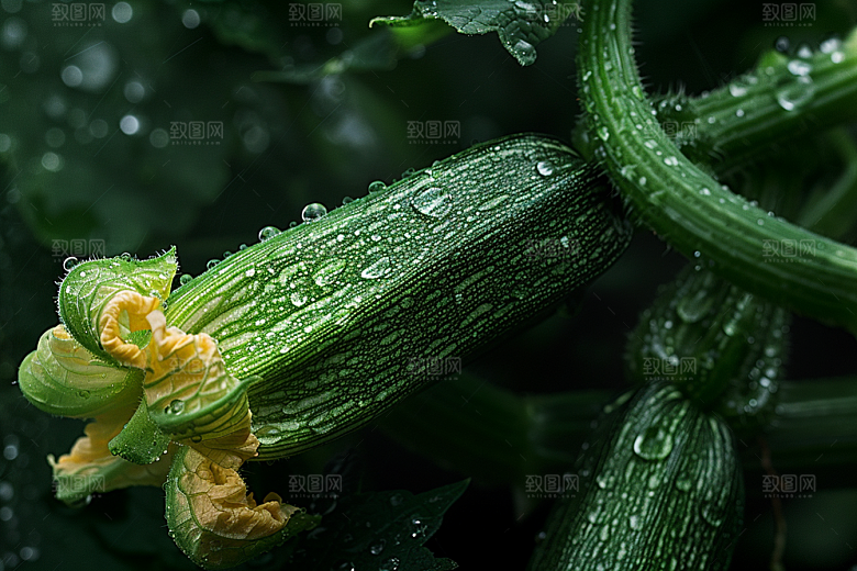 西葫芦蔬菜美食摄影图