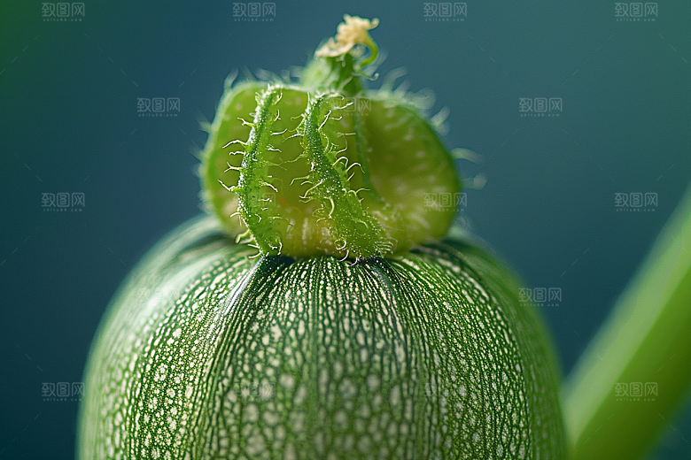 西葫芦果实食材摄影图