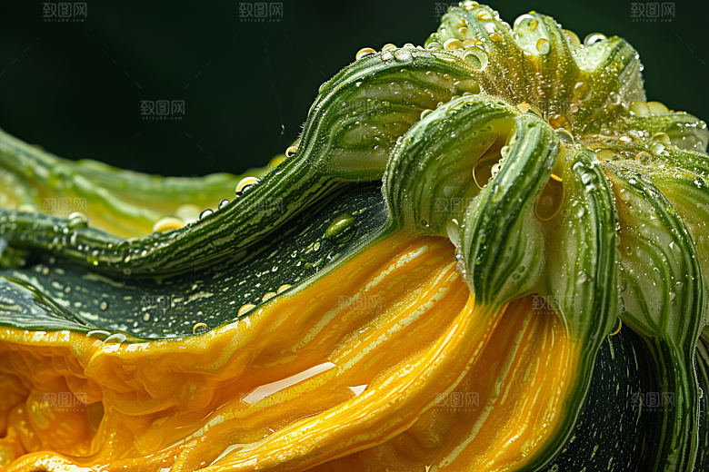 西葫芦食材清新摄影图