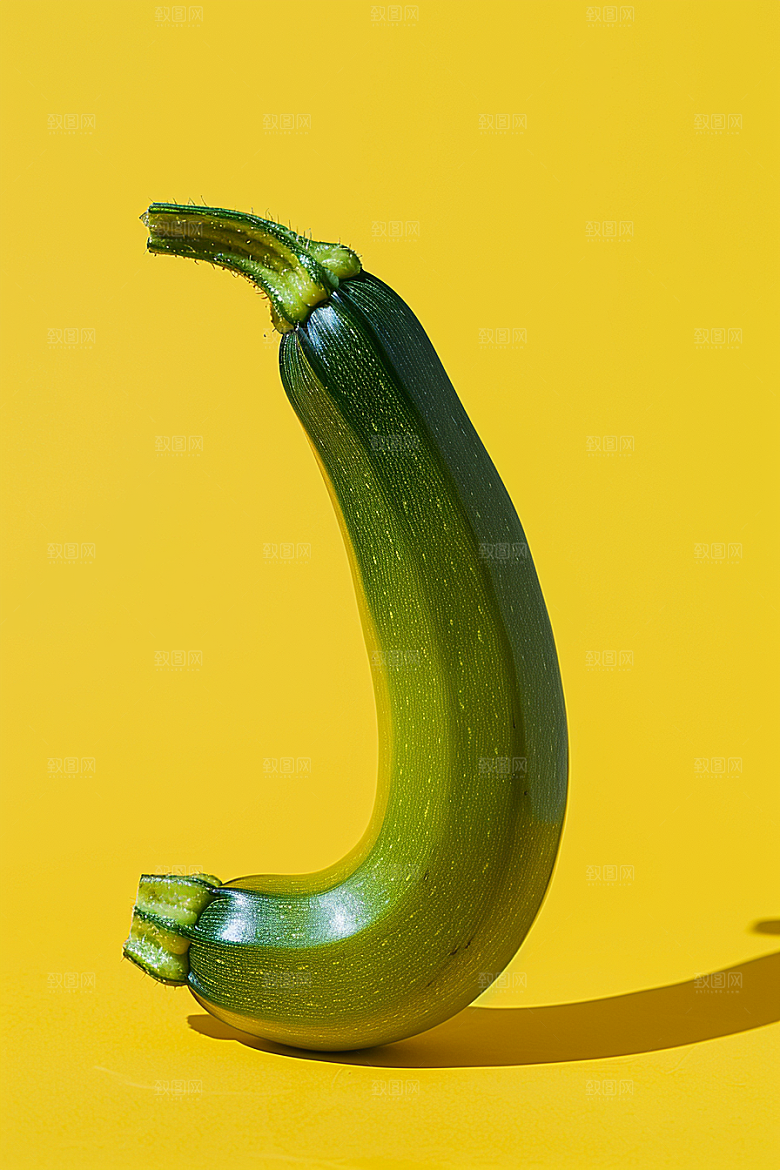 西葫芦绿色食材摄影图