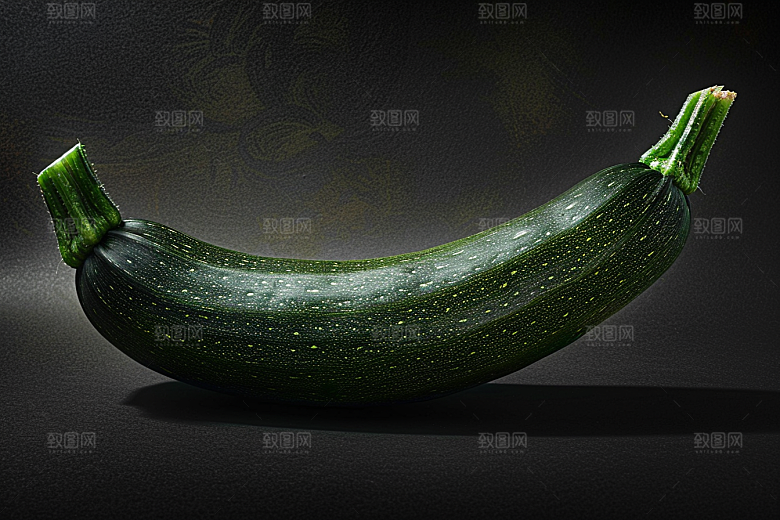 西葫芦绿色白瓜摄影图