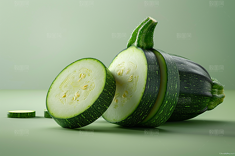 西葫芦蔬菜白瓜摄影图