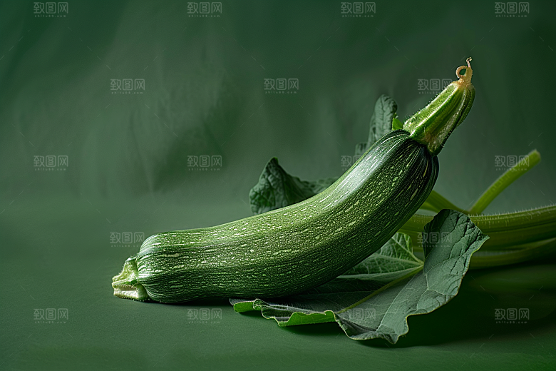 西葫芦清新白瓜摄影图