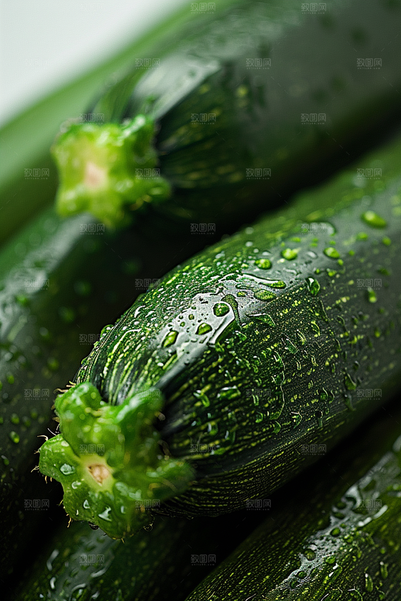 西葫芦绿色美食摄影图