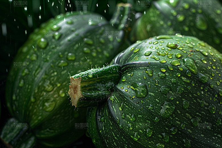 西葫芦白瓜食材摄影图
