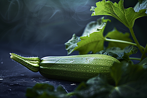 西葫芦美食绿色摄影图