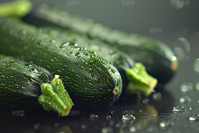 西葫芦瓜果绿色摄影图