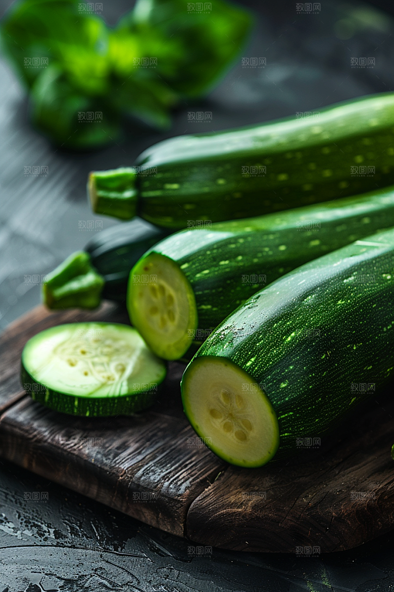 西葫芦食材蔬菜摄影图