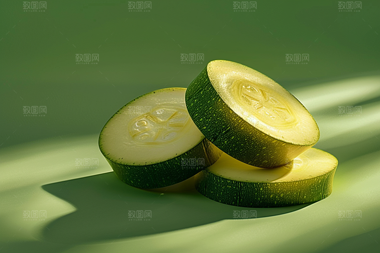 西葫芦菜瓜高清摄影图