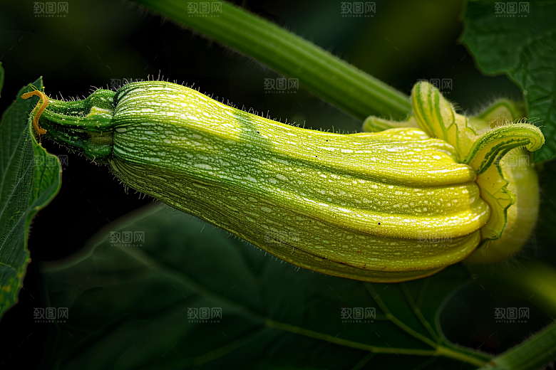 西葫芦白瓜绿色摄影图