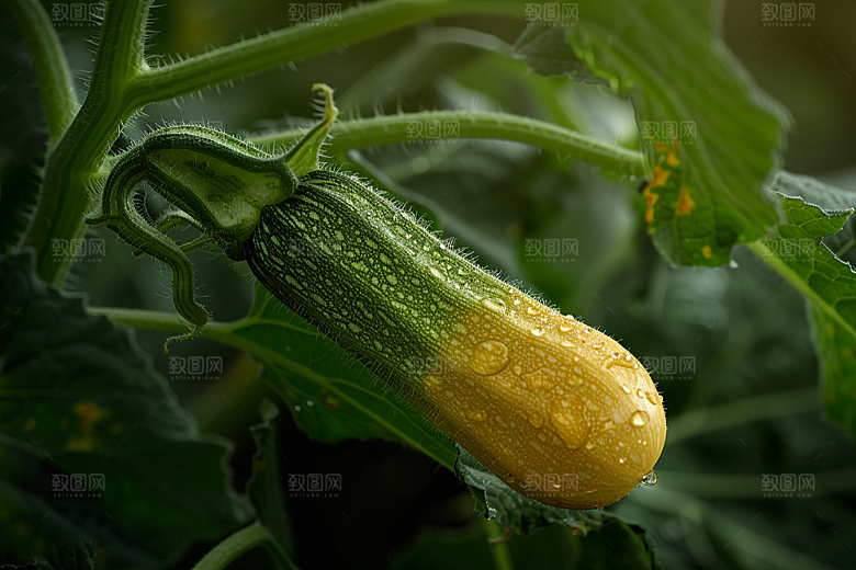 西葫芦清新美食摄影图