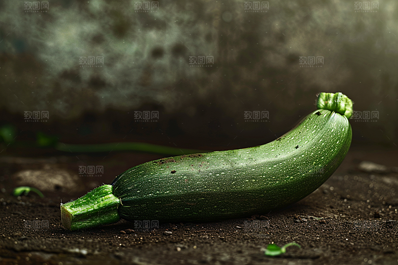 西葫芦菜瓜绿色摄影图