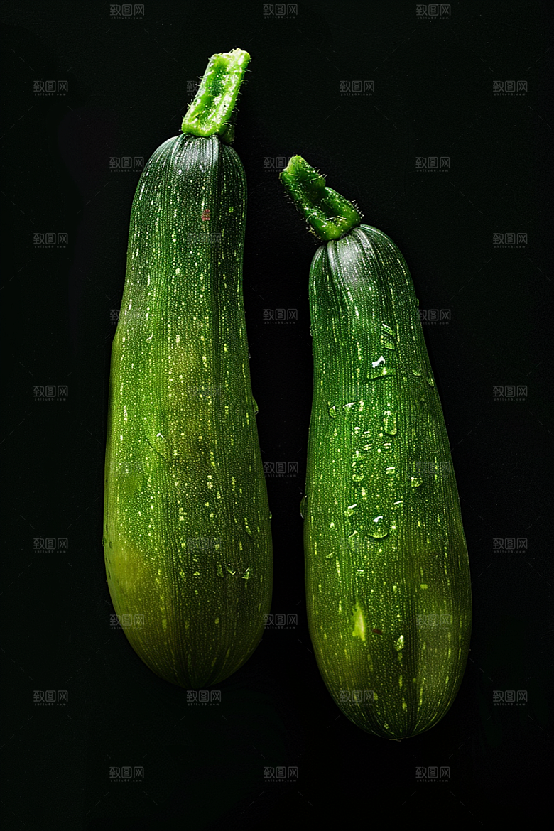西葫芦食材高清摄影图