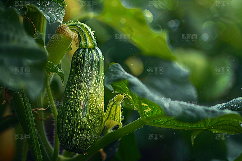 西葫芦菜瓜白瓜摄影图