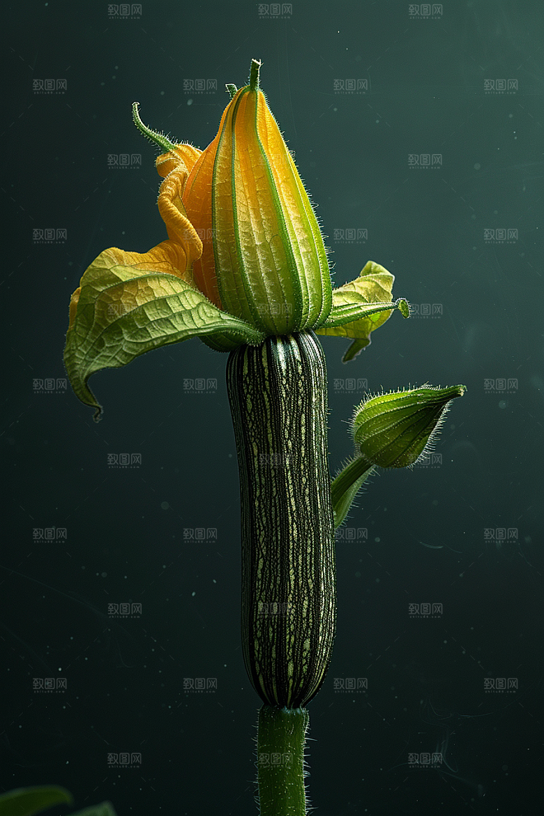 西葫芦瓜果白瓜摄影图