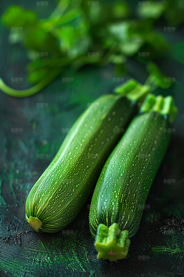 西葫芦绿色美食摄影图