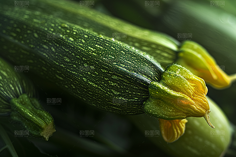 西葫芦果实白瓜摄影图