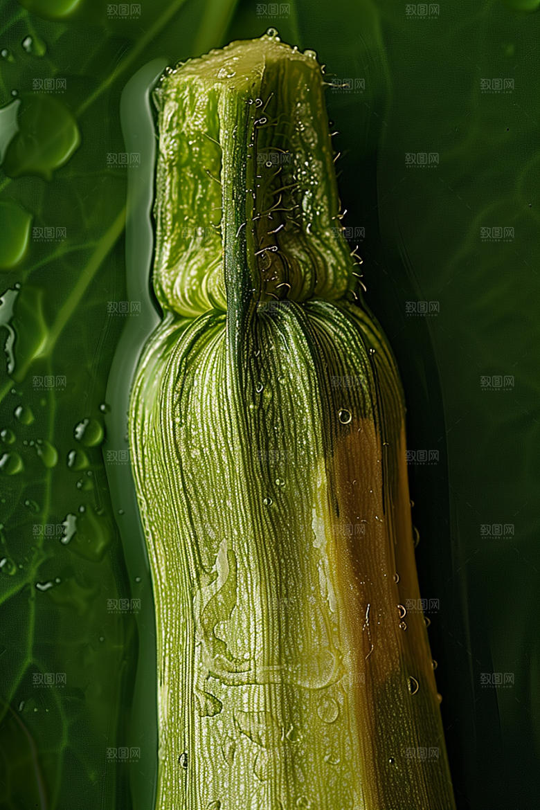 西葫芦菜瓜绿色摄影图