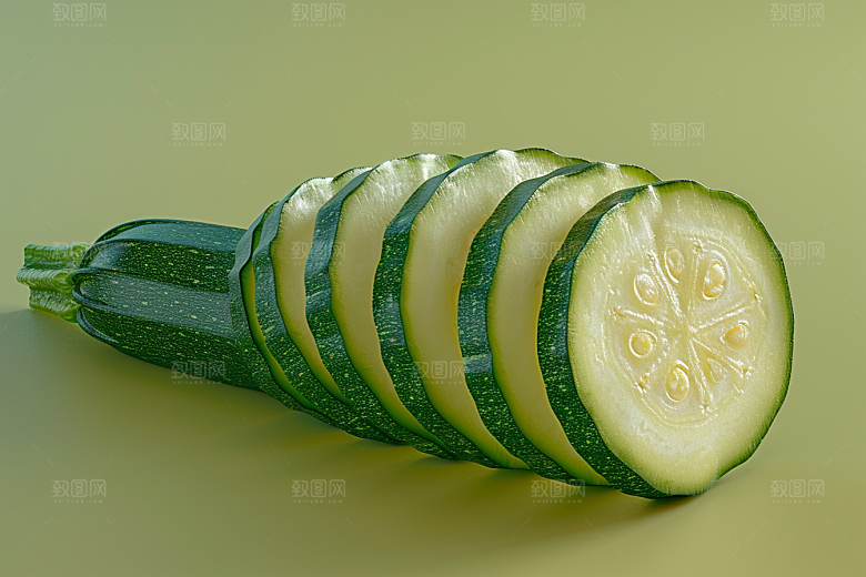 西葫芦白瓜高清摄影图