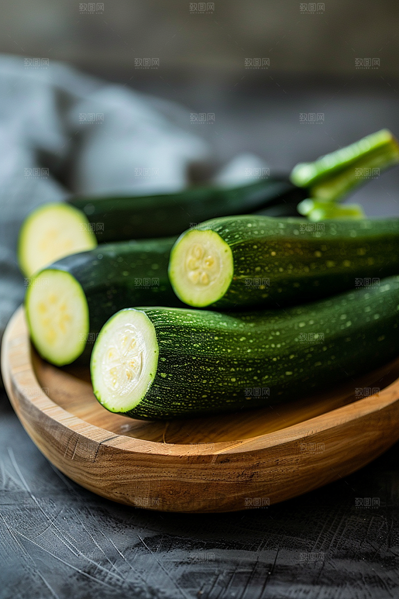 西葫芦蔬菜美食摄影图
