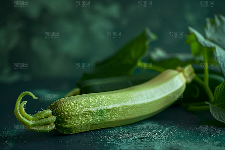 西葫芦菜瓜果实摄影图