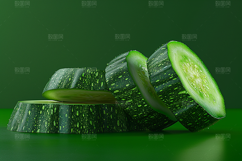 西葫芦食材菜瓜摄影图